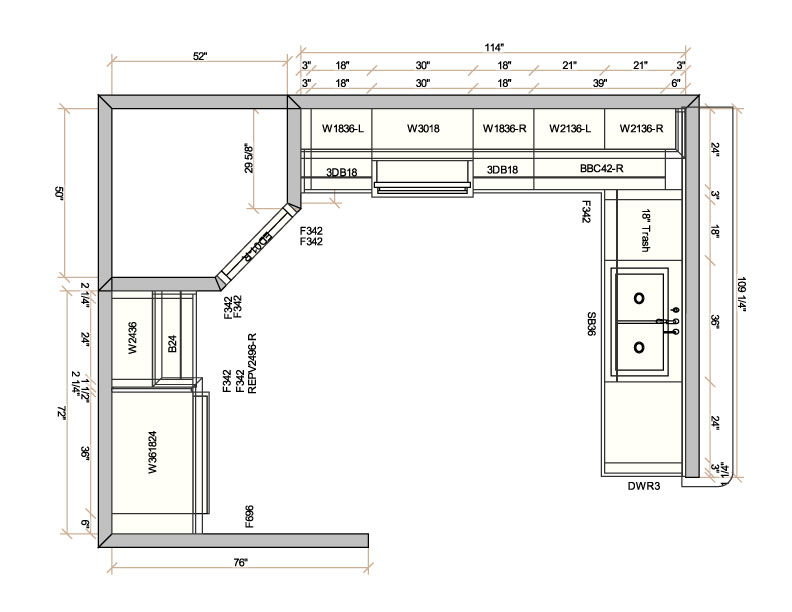 Example of Kitchen Layout